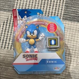 Sonic the Hedgehog Action Figure by Jakks - Blue and Yellow